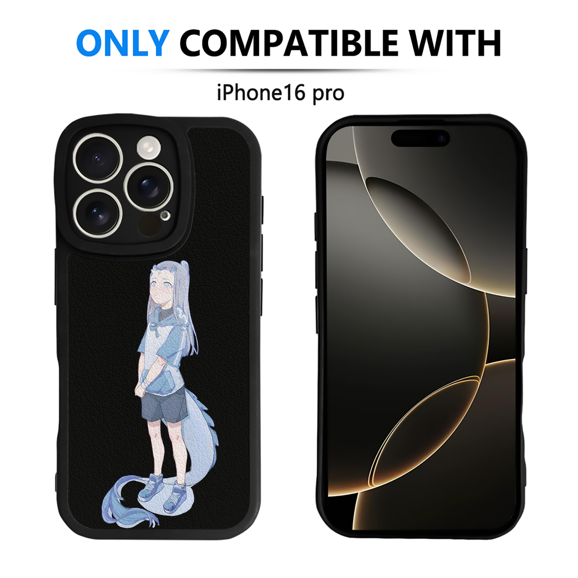 （画像用） Ne Zha 2 ナタ 魔童の大暴れ 【iPhone 16シリーズ対応】シリコンスマホケース（レザー調） 材質：シリコン